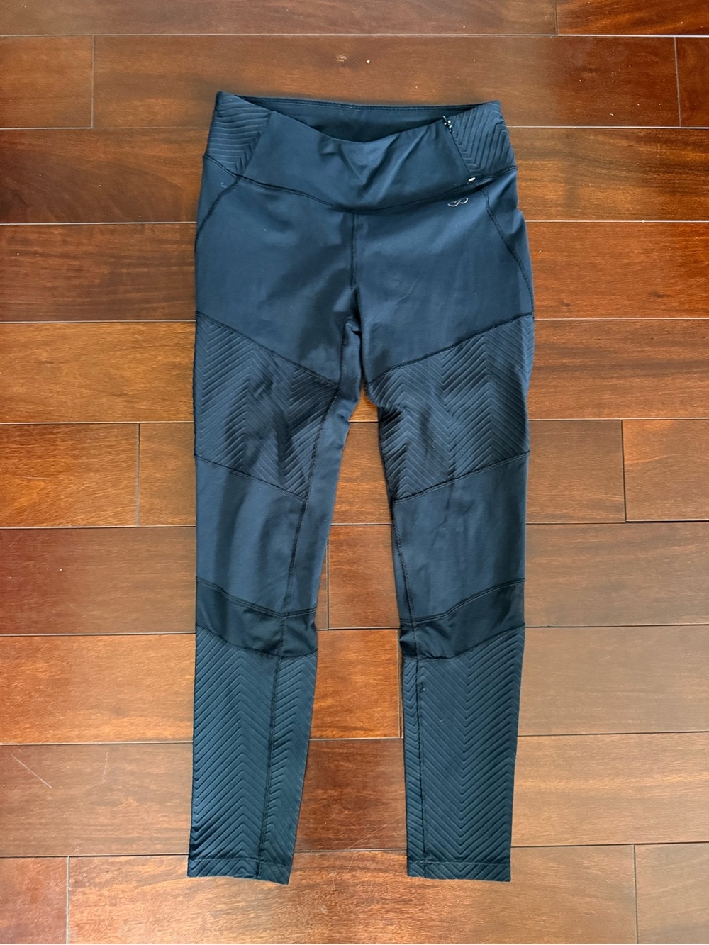 CALIA by Carrie Underwood Black Kids' Textured Panel Leggings